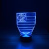 Luminária de LED - Escudo de Time Futebol - Fluminense - 4