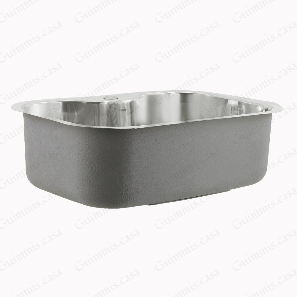 Cuba Inox Polido de Embutir Cozinha 63x43 cm Guimmis.casa - 4