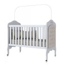 Ver imagem 7 de Quarto de Bebê Completo com Guarda-Roupa 4 Portas, Cômoda 5 Gavetas e Berço Capitonê