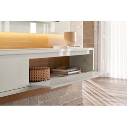 Painel Cairo Tauari/off White Lukaliam - 2 Painel Cairo Tauari/off White Lukaliam - 2