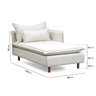 Sofá Modular 3 Lugares com Chaise e Pé Madeira Sôma CabeCasa MadeiraOriginals - 7