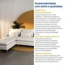 Sofá Modular 3 Lugares com Chaise e Pé Madeira Sôma CabeCasa MadeiraOriginals - 11