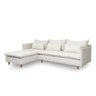 Sofá Modular 3 Lugares com Chaise e Pé Madeira Sôma CabeCasa MadeiraOriginals - 4