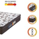 Ver imagem 4 de Colchão Queen POLAR Espuma Orthoface Polar 158x198x25cm Marrom - Suporta Até 120kg Por Pessoa