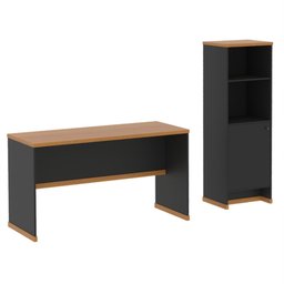 Conjunto Escritório Mesa e Armário Office Berlin - Vianossa - 5