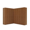 Ver imagem 2 de Guarda-Roupa Planejado 5 Peças 9 Portas Arani CabeCasa MadeiraOriginals Marrom/Cinamomo