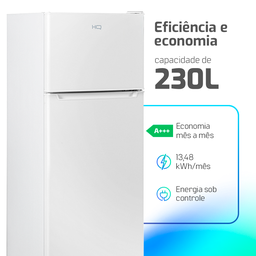Geladeira Refrigerador Hq Defrost 230 Litros Hq-230rdf Branco 220v - 5 Geladeira Refrigerador Hq Defrost 230 Litros Hq-230rdf Branco 220v - 5