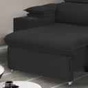 Ver imagem 3 de Sofá Retrátil e Reclinável 2 e 3 Lugares 200cm Porta-Copos Capri Veludo Preto
