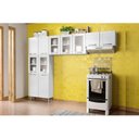 Ver imagem 1 de Cozinha Compacta Múltipla 3 Peças (2 Armários + 1 Paneleiro) CPT98 Branco - Bertolini