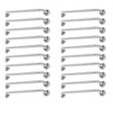 Ver imagem 1 de Alça de Apoio 80cm Barra Inox Segurança Kit 20 Unidades Cadeirante Deficiente Idoso Quarto Banheiro