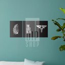 Ver imagem 3 de Kit 3 Placas Decorativas Gamer Geek The Last Of Us Vagalumes