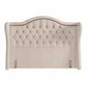 Ver imagem 1 de Cabeceira Cama Box Casal 140 cm P05 Lisboa Linho Creme - Lyam Decor