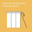 Ver imagem 6 de Persiana Painel Japonês Tela Solar Isadora Design 2,60mx1,80m