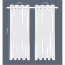 Ver imagem 4 de Cortina Tecido Blackout Off White 280x170cm para Varão