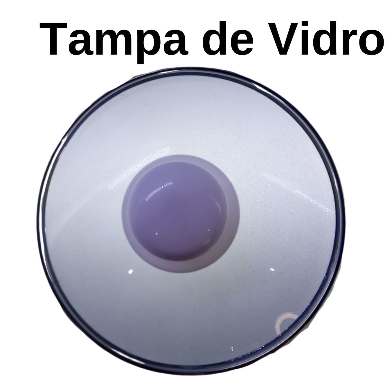 Jogo Caçarola 3 Peças Esmaltada Tampa De Vidro - 5