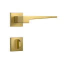 Ver imagem 1 de Fechadura 3200 Roseta Quadrada Banheiro - Gold