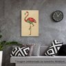 Quadro de Madeira - Flamingo Tropical - 3