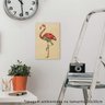 Quadro de Madeira - Flamingo Tropical - 2