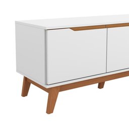 Rack Kappesberg 3 Portas Branco 180cm - 6