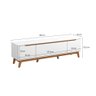 Rack Kappesberg 3 Portas Branco 180cm - 3