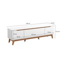 Ver imagem 3 de Rack Kappesberg 3 Portas Branco 180cm