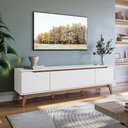 Ver imagem 1 de Rack Kappesberg 3 Portas Branco 180cm