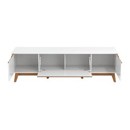 Rack Kappesberg 3 Portas Branco 180cm - 7