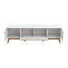 Rack Kappesberg 3 Portas Branco 180cm - 7