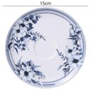Ver imagem 5 de Jogo 12 Xícaras com Pires Tramontina Azzura Porcelana 250ml Chá Café Padaria Bistrô Cafeteria