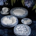 Ver imagem 6 de Jogo 12 Xícaras com Pires Tramontina Azzura Porcelana 250ml Chá Café Padaria Bistrô Cafeteria