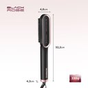 Ver imagem 7 de Escova Alisadora Black Rose Mondial Preto/rose Ea-07 Bivolt