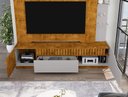 Ver imagem 3 de Home Dallas Naturalle/off White - Bechara Móveis