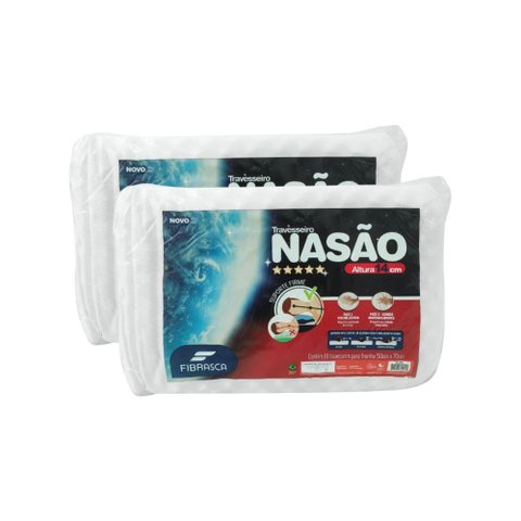 Kit Travesseiros Nasão 2 Unidades Branco