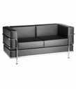 Ver imagem 1 de Sofá para Recepção de Escritório Linha Recepção Omega:Preto
