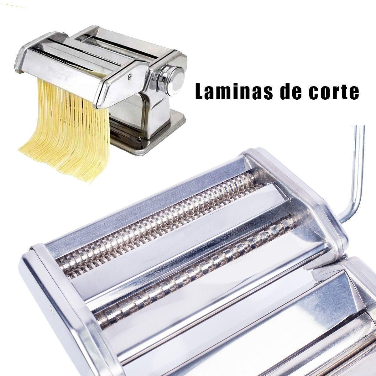 Máquina de Macarrão Lasanha Massa Caseira Manual em Aço Inox - 5