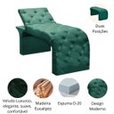 Ver imagem 4 de Maca Estofada Estética Cílios Regulável Spa Veludo Ana:verde