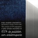 Ver imagem 4 de Tapete Milano Soft Azul Jeans Antiderrapante:2,00X3,00