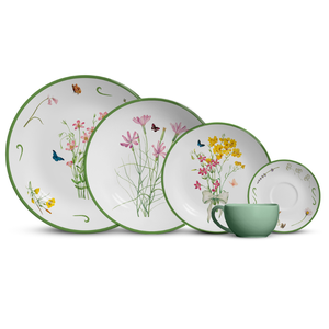 Aparelho de Jantar 20 Pçs Jardim Campestre Alleanza