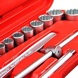 Jogo De Soquetes Estriados 1/2 18 Peças D26am Robust - 2