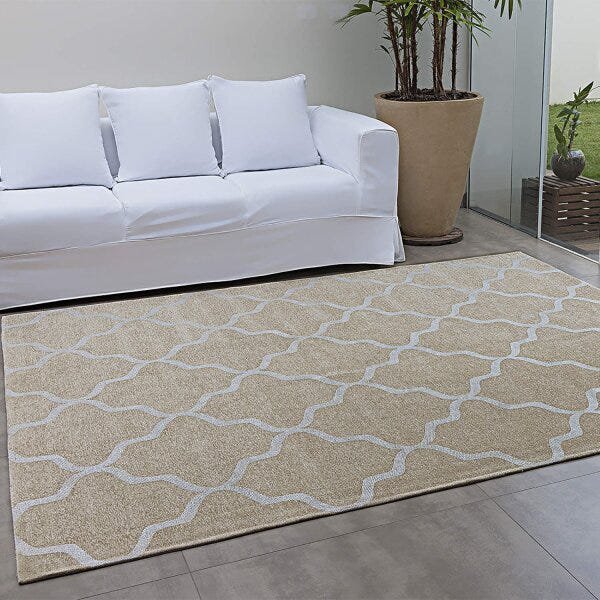 Tapete Retangular Indiano Katmandu Niazitex 1,00Mx1,40M - 2
