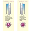 Ver imagem 4 de Porta de Madeira Hdf Primer Puxador Reto 2,10x0,82 Direita