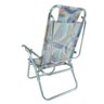Cadeira de Praia Alumínio Reforçada 5 Posições Infinita Up Colors Aquarela Zaka 120 Kg - 2