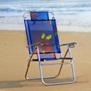 Ver imagem 5 de Cadeira de Praia Alumínio Reforçada 5 Posições Infinita Up Colors Peixe Zaka 120 Kg