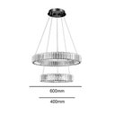 Ver imagem 3 de Pendente Lustre LPT-019 SMD 55W 4400LM 3 em 1 Cristal para Salas e Quartos