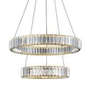Ver imagem 2 de Pendente Lustre LPT-019 SMD 55W 4400LM 3 em 1 Cristal para Salas e Quartos