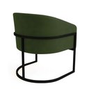 Ver imagem 6 de Poltrona Sala Decorativa Arielle Industrial Preto Sintético Pu D03 - D’Rossi