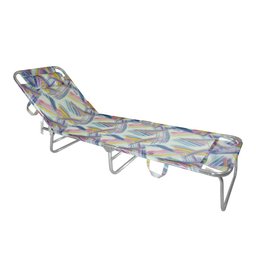 Espreguiçadeira Slim Bambu de Praia/Piscina em Alumínio Zaka - 1