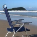 Ver imagem 6 de Cadeira Alumínio King Reclinável 140kg 5 Posições Marinho Zaka Super Resistente