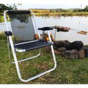 Ver imagem 7 de Cadeira Alumínio Plus Preta Zaka 120kg