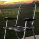 Ver imagem 5 de Cadeira Alumínio Plus Preta Zaka 120kg